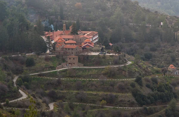 Orthodox monastery of Machairas Cyprus — Stock Photo, Image