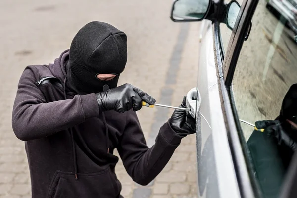 Autodieb, Autodiebstahl — Stockfoto