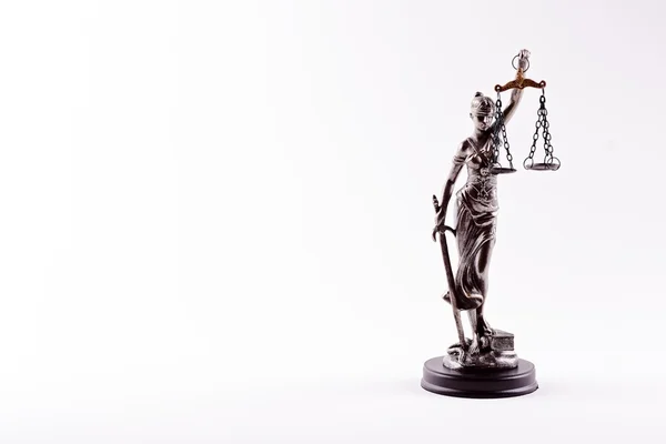 Themis - beeldje van de godin van Justitie — Stockfoto