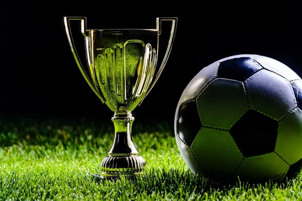 Football cup with football ball