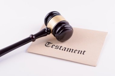 Hakimin tokmak - Ahit hakkında kanun sembolü