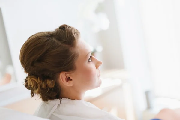 Trucco nuziale per sposa . — Foto Stock