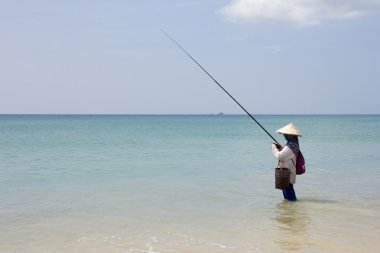 Kadın Balık tutma - 2