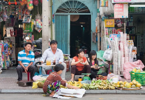 Street vendors — Stock Photo, Image