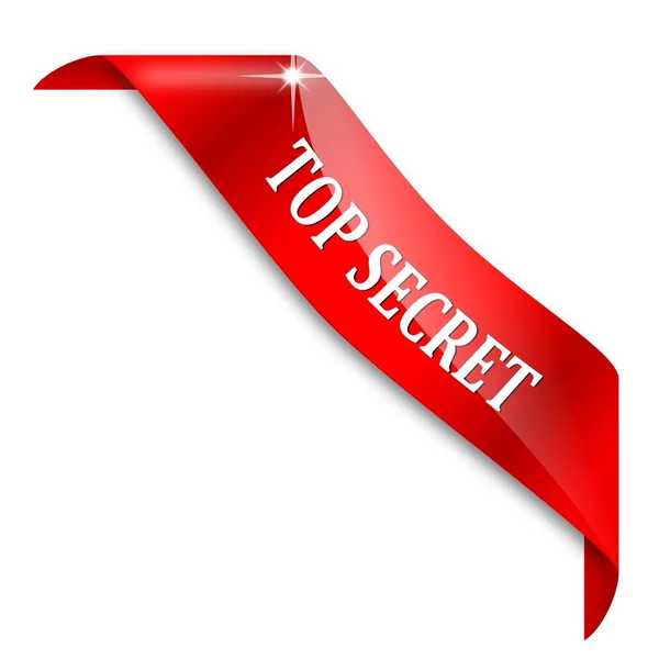 Red tape top secret — Stock Photo, Image
