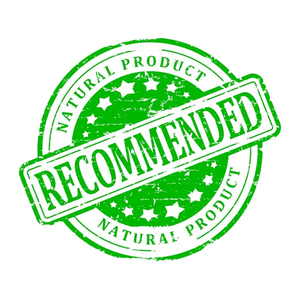 Selo verde - produto natural — Fotografia de Stock
