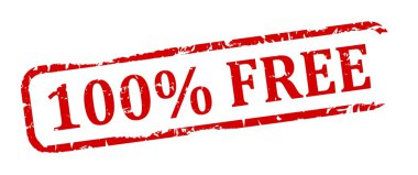 Hasarlı oval pul - ücretsiz