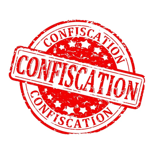 Damaged Seal - confiscation — Stock Photo, Image