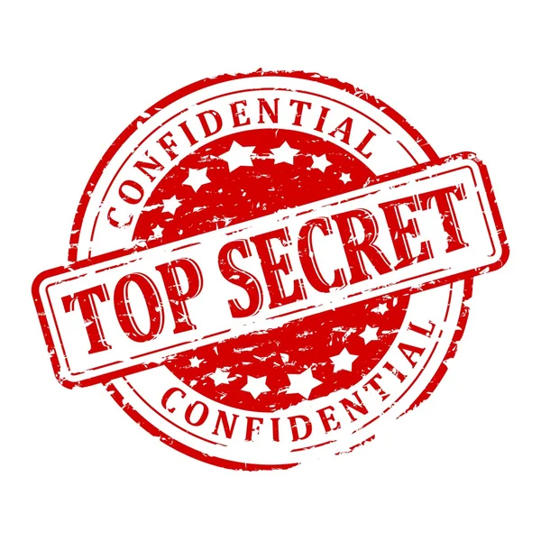 Damaged Seal - Top Secret - Confidential — Stock Photo, Image