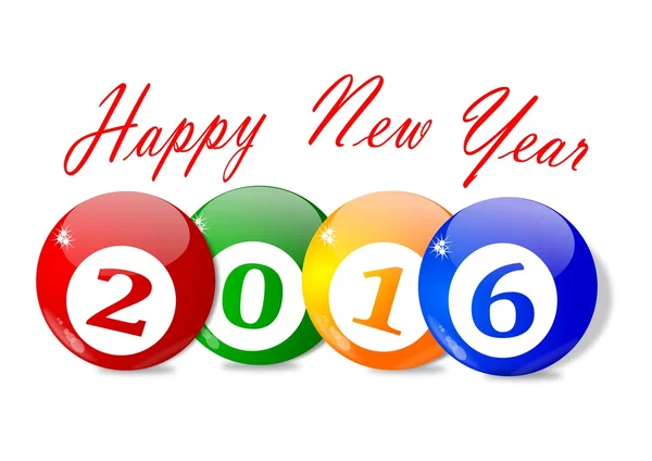 Wünsche für das neue Jahr 2016 — Stockfoto