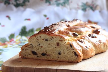 Geleneksel Çek Noel kek mum içinde belgili tanımlık geçmiş