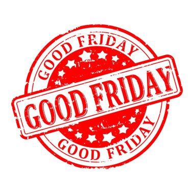 Yazıt - Good Friday - çizim ile yuvarlak mühür zarar