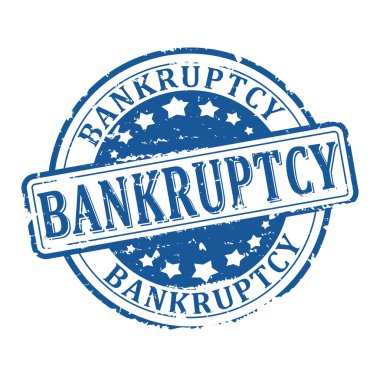 Word - iflas ile yuvarlak mavi pul zarar 