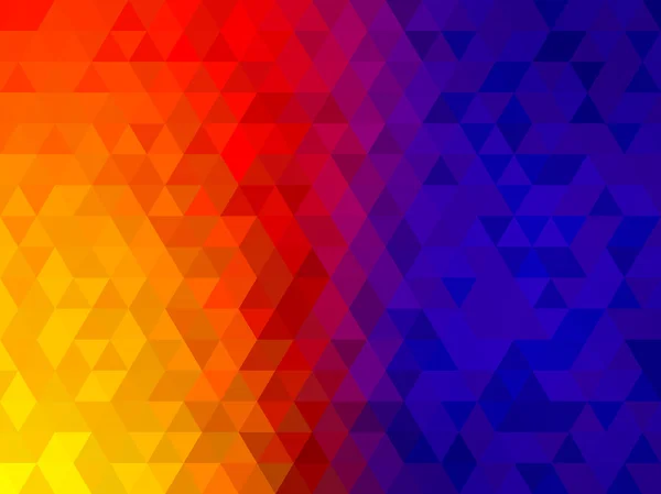Arrière-plan polygonal pour webdesign - Jaune, Rouge, Violet — Image vectorielle