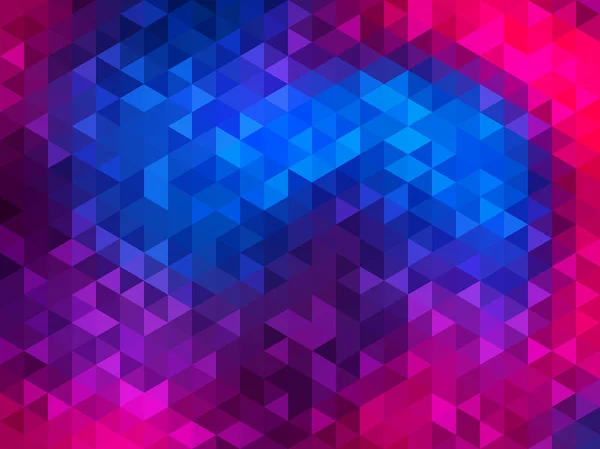 Polygonaler Hintergrund für Webdesign - blau, lila, rosa Farben — Stockvektor