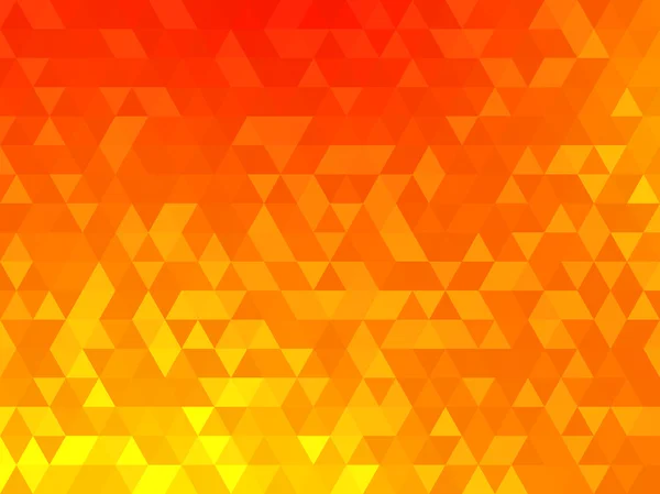 Arrière-plan polygonal pour webdesign - couleurs jaune, rouge, orange — Image vectorielle