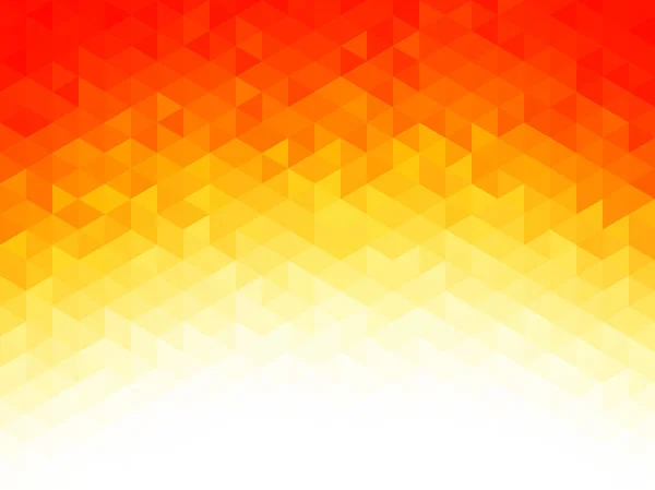 Polygonal bakgrund för webdesign - gul, röd, Orange färger — Stock vektor