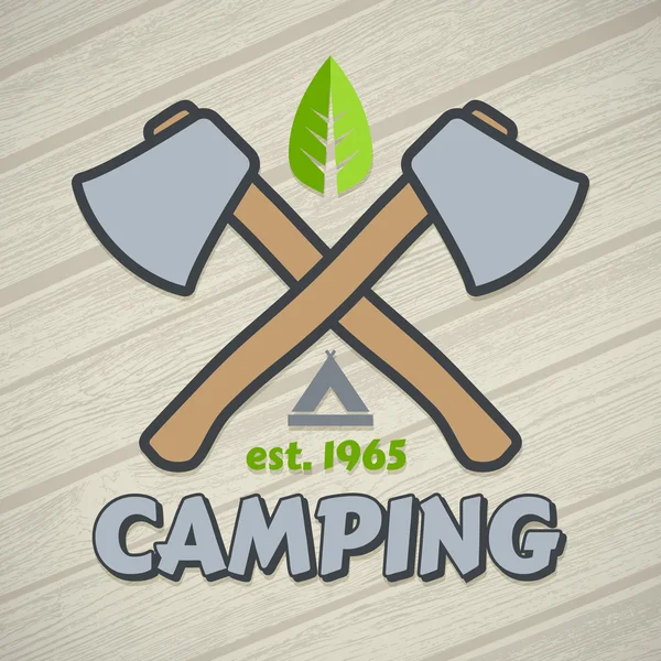 Símbolo de acampamento —  Vetores de Stock