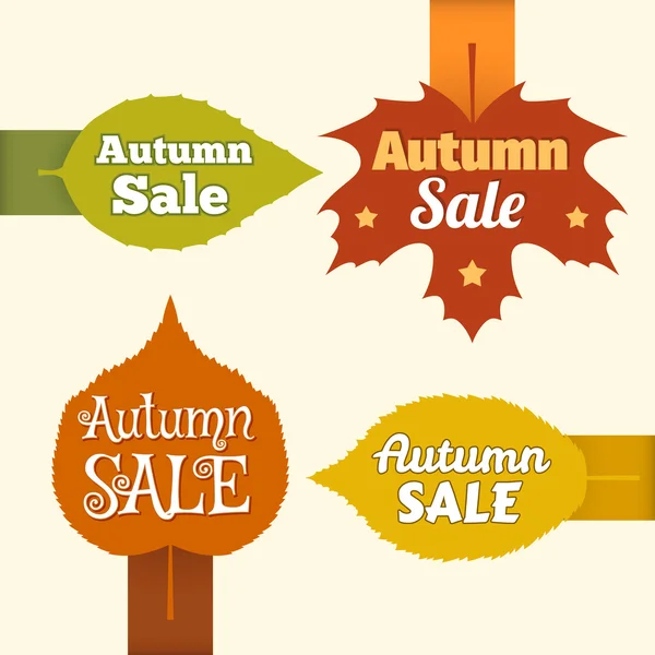 Venta de otoño — Vector de stock