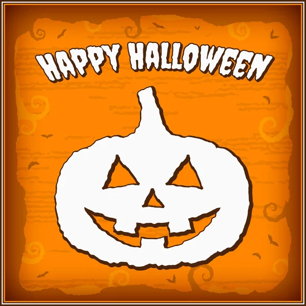 Feliz cartel de Halloween — Vector de stock