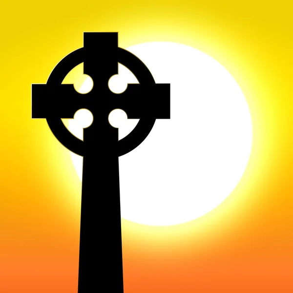 Keltiska korset — Stock vektor