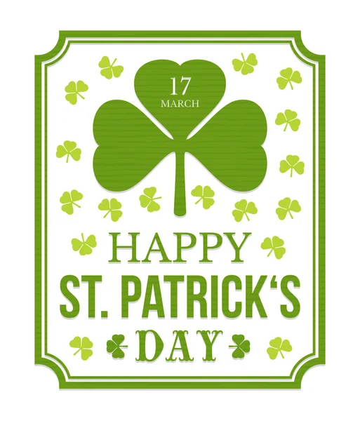 Saint Patrick's day — Stock Vector