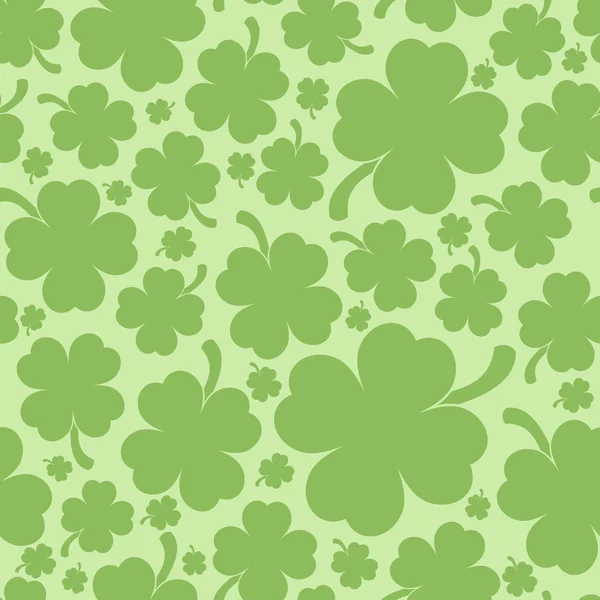 Four leaf clover background — Stock Vector