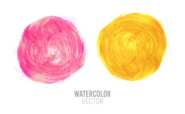 Painted watercolor stain — Stock Vector