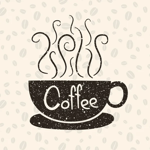 Horká káva — Stockový vektor