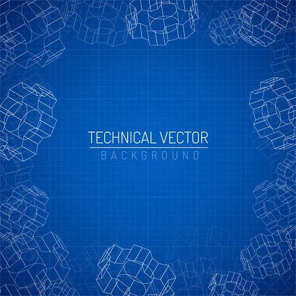 Cogwheels gráfico linear — Vetor de Stock