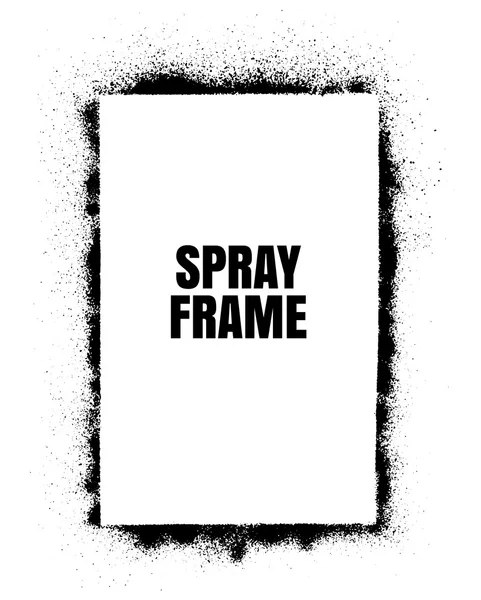 Textura de spray de quadro — Vetor de Stock