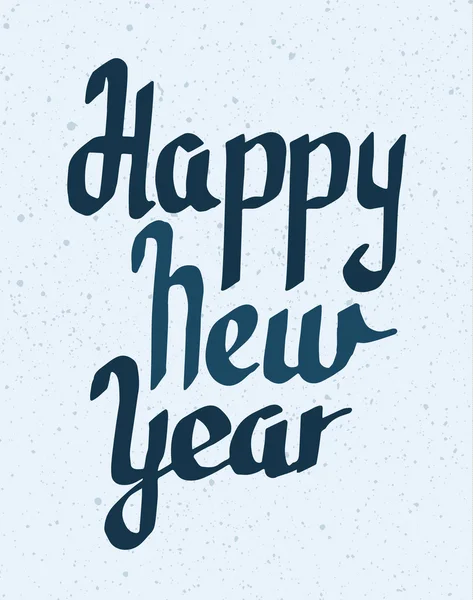 Happy New year lettering — Stock Vector