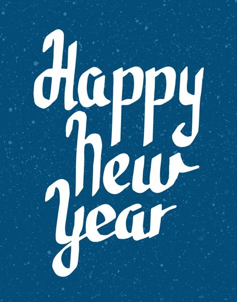 Happy New year lettering — Stock Vector