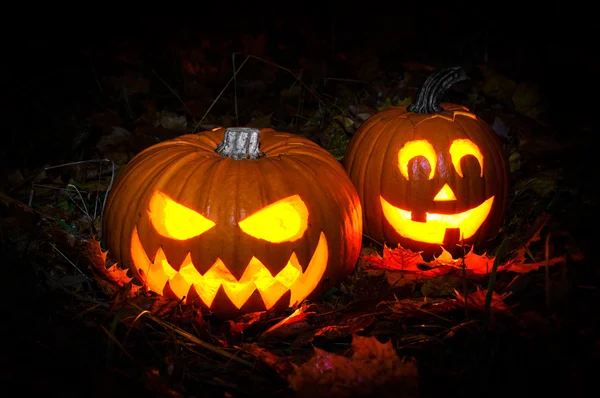 Halloween pompoen lantaarn — Stockfoto