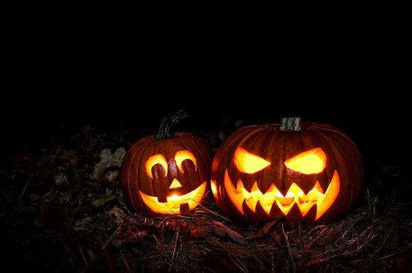 Lanterna de abóbora de Halloween — Fotografia de Stock