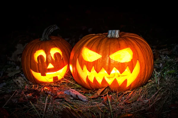 Lanterna zucca di Halloween — Foto Stock