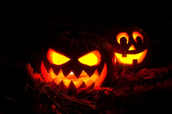 Lanterna zucca di Halloween — Foto Stock