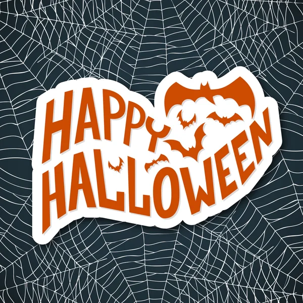 Gelukkige Halloween kaart — Stockvector