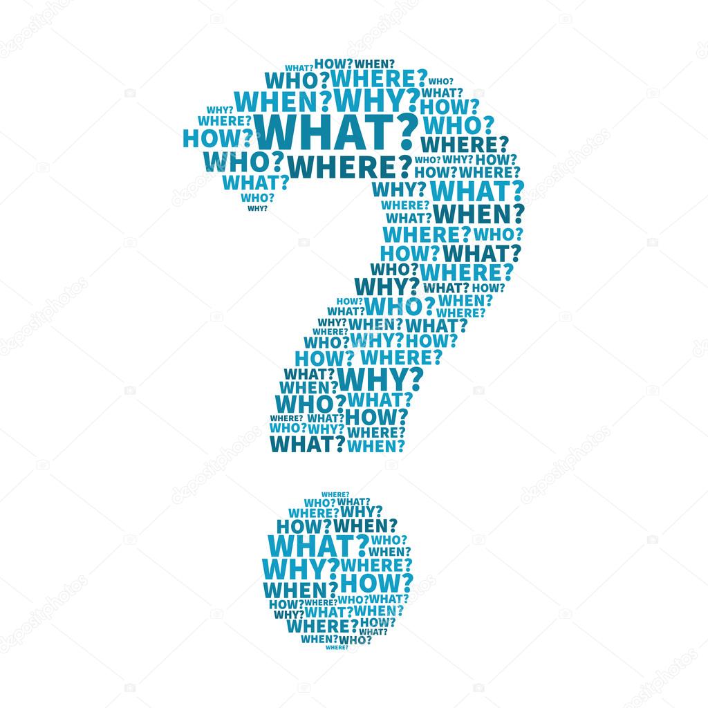 Blue Question mark — Stock Vector © hollygraphic 97976084