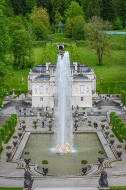 Almanya, güneybatı Bavyera Schloss Linderhof, Almanya - Linderhof Palace olduğunu