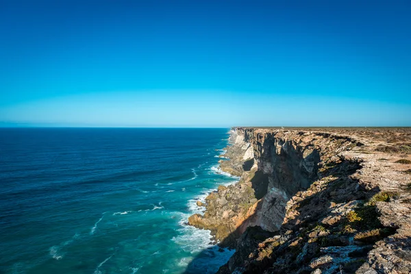 Cliff ακτογραμμή, πεδιάδα Nullarbor, Δυτική Αυστραλία — Φωτογραφία Αρχείου