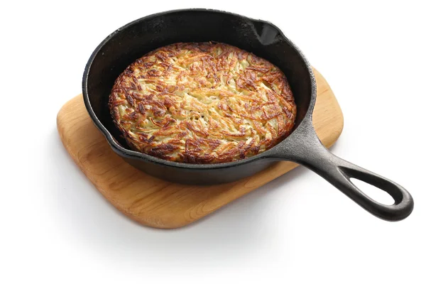 Rosti, Swiss potato pancake — Stock Photo, Image