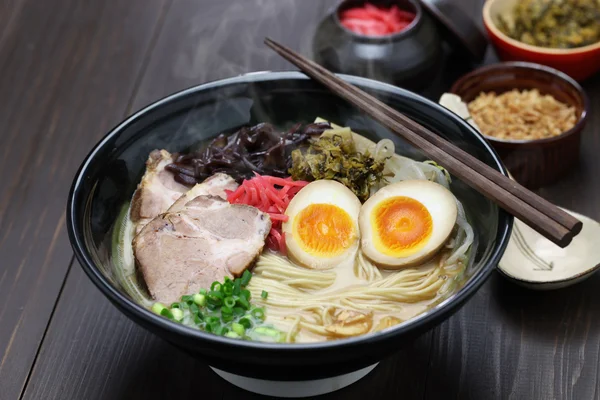 Japanska ramen nudlarjaponský ramen nudle — Stock fotografie