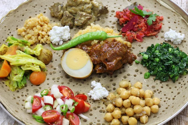Cocina etíope casera — Foto de Stock