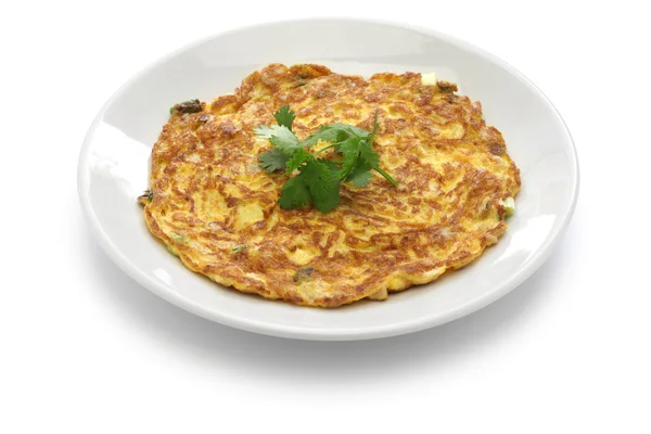 Taiwanese gedroogde radijs omelet — Stockfoto