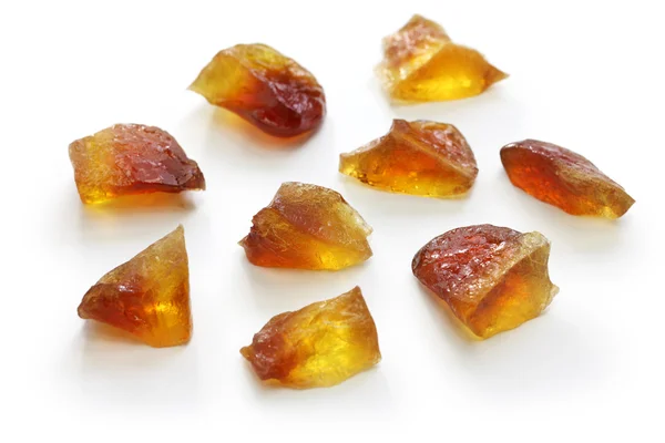 Japon agar jöleli tatlı, amber çayı — Stok fotoğraf