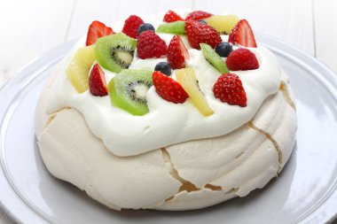 Pavlova, beze pasta