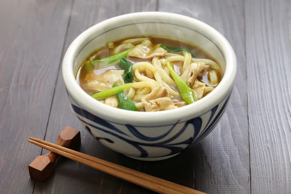 Curry-Udon, japanische Nudeln — Stockfoto