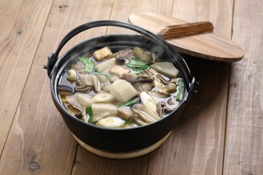 imoni, Japon hotpot pişirme