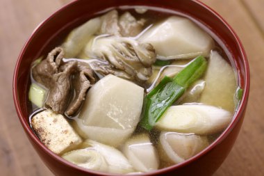 imoni, Japon hotpot pişirme
